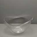 Milk Bath Tub for Baby Photography - Clear Acrylic Oval Photo Prop Tub, 18.8"  13.7"  10.8", Curved Rim & Wide Base for Newborn & Sitter Sessions, Photographers & Parents