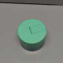 12oz Insulated Vacuum Food Jar with Buckle Lid Wide Mouth Soup Thermo for Hot Food Kids Leakproof Stainless Steel Lunch Container (Gradient Green, 12OZ)