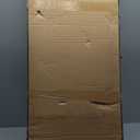 6 Panel Rattan Divider Short Room Partition Screen,Double Sided Folding Divider for Room Separation,White,47.2" H x 94.5" W