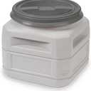 Mighty Tuff Airtight Dog Food Storage Container – 6 Gal, up to 24 lb Capacity – Cat and Dog Food Container with Twist Lid & Handles – BPA-Free, Made in USA