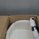 Mavora Max (Up to 35lbs Small/ Medium Dog Car Seat Booster Dog Seat for Car Portable with Adjustable Seatbelts Puppy Travel Carrier for SUV, Truck, with Memory Foam Cushion(White)