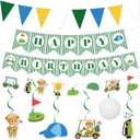 Golf Birthday Decorations, Golf Party Banners for Boys