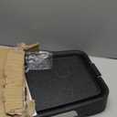 Cleansnap Everyday Electric Griddle, 20 Nonstick Grill with Foldable Anti-Mess Shield, 1700W Fast Heating, ILAG Ultimate Coating, Dishwasher-Safe Removable Plate, Midnight Black (20 x 12")