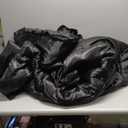 Satin Queen Comforter Set Silk Like Satin Bedding Set Hotel Soft Polyester Black Bed Set Luxury Silky Pillow Cover with Quilt Set Ruffle Down Comforter Home Decor