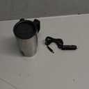 12V Car Heating Cup Car Heated Mug, 450ml Stainless Steel Travel Electric Coffee Cup 14oz. Insulated Heated Thermos Mug