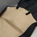 Car Seat Cover for Luxury & Comfort - PU Leather, Anti-Slip, Full Wrap Protection with Storage Pocket for Bottom Cushion - Universal Fit for 95% of Vehicles (Black,2 Piece)