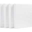 Amazon Basics 3-Ring Binder with Round Rings and Interior Pockets, 1-Inch, White, 4-Pack