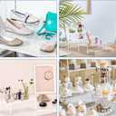 Aheroi Large Acrylic Risers, 10 Pcs 2 Set(7L~8L~9L) Riser Display Shelf, Clear Rectangular Display Stands Set, Transparent Shelves for Decor, Showcase Holder for Cupcake