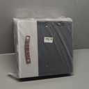 6-Pack Storage Cubes with Handles & Label Holders Basket, Closet Cube Home Organizer Bins(White/Black, 13 x 13 x 13 inch)