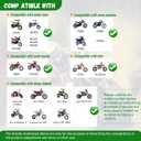 Dirt Bike Training Wheels 50cc, Compatible with razor SX125 MX125 MX250 MX350, yamaha PW50 SSR50 TTR50, honda XR50, CRF50F, Fit for All Kinds of 50cc Motorcycles, Dirt Bikes and Some Electric Bikes