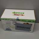 iPlay, iLearn Bouncy Pals Brown Hopping Horse, Toddler Plush Animal Hopper Toy, Kids Inflatable Ride on Bouncer W/Pump, Indoor Outdoor Jumper, Birthday Gifts for 18 24 Months 2 3 Year Old Boys Girls