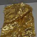 12x108 inch Gold Sequin Table Runner Sparkly Glitter Table Linen 1 Pack for Party Decorations Wedding Birthday Baby Shower Engagement Anniversary