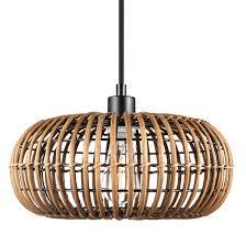 Di Globe 2 in 1 Rattan Pendant
