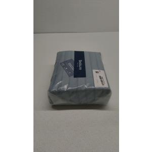 Bedsure Striped Boho Duvet Cover King Size - Tufted Boho Bedding Set, 3 Pieces Shabby Chic Home Bedding for All Seasons, Includes 1 King Duvet Cover & 2 Pillowcases (Mineral Blue, 104" x 90") (King (104" x 90"), 40 - Mineral Blue - Stripe (No Comforter))