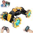 1:12 Gesture Sensing RC Stunt Car, 4WD Hand Controlled Remote Control Twist Cars with Light & Music, 360° Rotate Transform Drift, Gifts for 6-8-12 Kids Age 6 7 8 9 10 11 12 Yrs Old‌