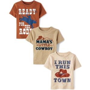 The Children's Place Baby Boys' Graphic T-Shirts (3-Pack)