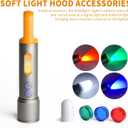 2 x X723 LED Flashlights with 3000 High Lumens - Bright Zoomable Rechargeable Flashlights with 9 Modes for home, IPX6 Waterproof Small FlashLight for Emergencies, Camping, Hiking and Outdoor Use