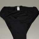 Period Swimwear Bikini Menstrual Leakproof Swim Bottoms UPF 50+ Waterproof Brief Light Flow for Women Girls Teens (Large, Dark Black)