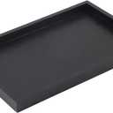 Solid Wood Rectangle Tea Tray, Serving Tray with Raised Edges Easy to Hold, Restaurant or Home Use, Suitable for Cakes, Fruits, and More (25 * 18 * 2cm)