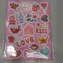 24 Sheets Valentine Stickers for Kids - 8 Diverse Valentines Love Stickers Designs - Valentine's Day Party Favors Crafts Gifts & Decorations Activities Supplies