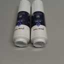 GLACIER FRESH UKF8001 Compatible with Whirlpool Refrigerator Water Filter 4, EDR4RXD1, EveryDrop Filter 4, 4396395, Maytag UKF8001, UKF8001AXX, WHR4RXD1, KAD4RXD1, 46-9006, Puriclean II, Pack of 2