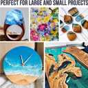 Epoxy Resin 2 Gallon - Crystal Clear Epoxy Resin Kit - Self-Leveling, High-Glossy, No Yellowing, No Bubbles Casting Resin Perfect for Crafts, Table Tops, DIY 1:1 Ratio