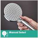 hansgrohe Vernis Blend 3-Spray Handshower with Slide Bar and Hose, Rain, IntenseRain, Handheld Shower Head System in Chrome, 04971000