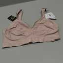 Bali Women's Wireless Bra, Comfort Revolution Seamless T-Shirt Bra, Moisture-Wicking, ComfortFlex Fit XL, Soft Taupe Stripe