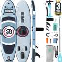 NipheanUltra-Light Inflatable Paddle Board with StabilTrac Fin and Durable SUP Accessories, 10' Stand Up Paddle Boards for Adults & Youth, Versatile Yoga Paddle Board, Gift Ideas