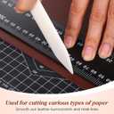 DOITOOL Clothes Scraper 2-Pack 5.9 Inch Fabric Stain Removal Tool with Smooth Edges for Clothes Carpets Letter Opening and Origami