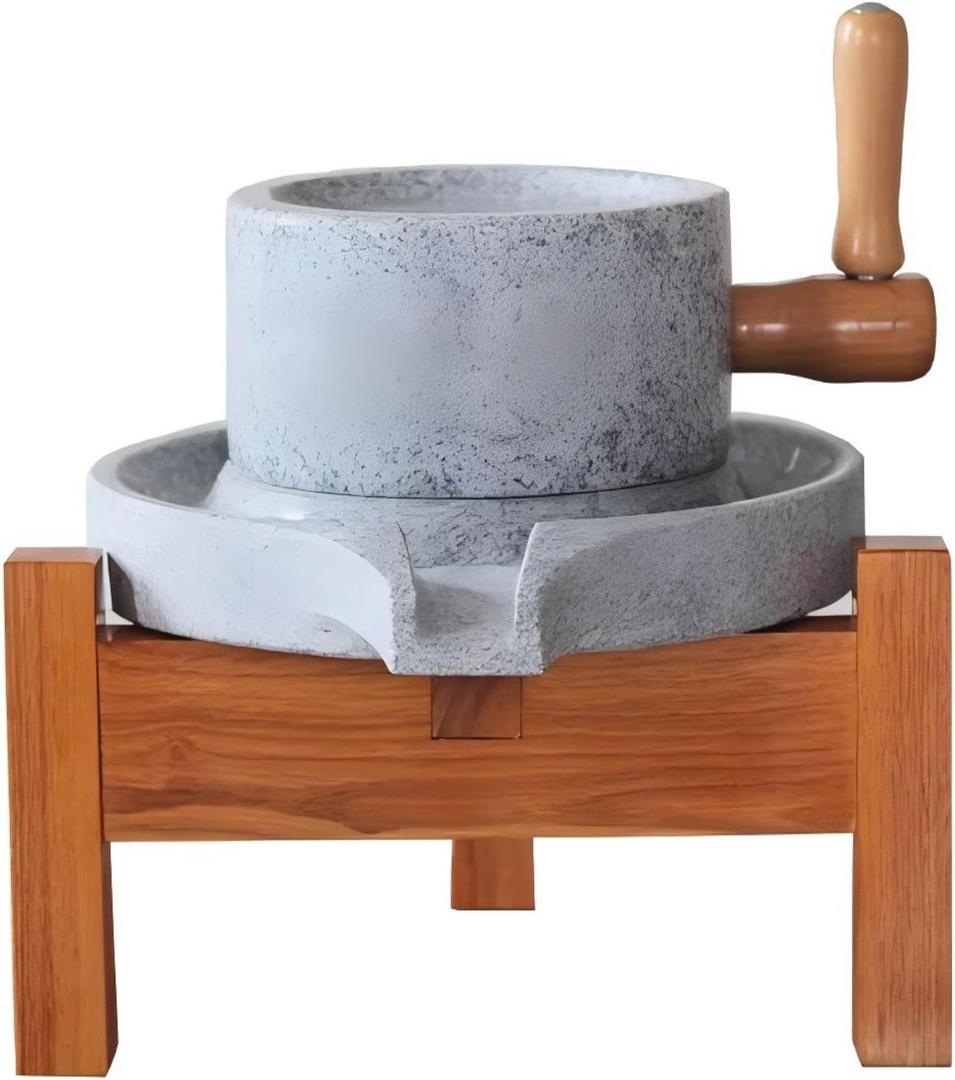 The Grindbench – Solid Red Oak & Stone. A Manual Mill That Lives on Your Counter. Not in Your Cabinet. For Wheat, Nuts, Spices. No Batteries. No Screens. Just Grain and Stone.