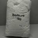 Bedsure Comforter Duvet Insert - Quilted Comforters Oversized King Size, All Season Duvet, GentleSoft Down Alternative Bedding, with 8 Tabs, Gifts for Women/Men, White, Oversized King 116 x 98 Inches
