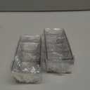 MaxGear Remote Control Holder Clear TV Remote control Storage Organizer Small Plastic Caddy for Home, 2 Pack