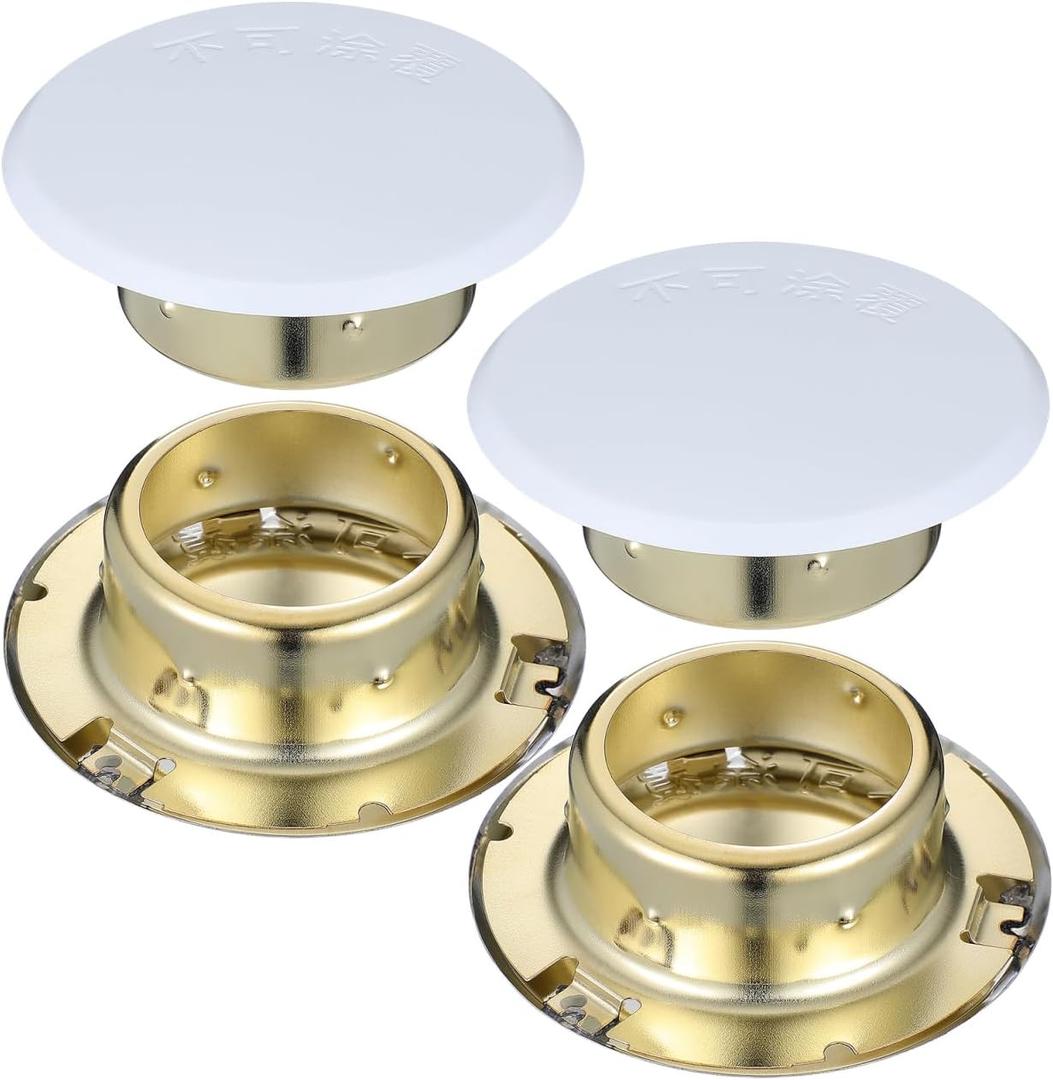 PRETYZOOM 4Pcs Fire Sprinkler Covers Plate Sprinkler System Cover for Residential Commercial Spaces Easy Installation Maintenance Boosts