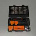 SHARDEN 58 in 1 Small Precision Screwdriver Set Magnetic Mini Screwdriver Set with Case Professional Electronic Tools Kit for iPhone, MacBook, Computer, Laptop, PC, RC, PS4, Xbox, Eyeglasses, Watch (Orange)