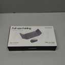 Foldable Keyboard and Mouse, Samsers Folding Bluetooth Keyboard Combo, 2.4G + BT5.0 x 2, Full-Size Portable Travel Keyboard & USB-C Rechargeable Wireless Mouse for Windows Android iOS Mac OS