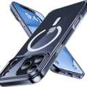 Magnetic Shockproof for iPhone 17 Pro Case,[Camera Protection][Compatible with Magsafe][Non-Slip][Mil-Grade Protection] Slim Anti-Yellowing Translucent Matte Phone Case for iPhone 17 Pro,Clear