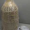 Arturesthome Farmhouse Pendant Lights for Kitchen,11.8"*21.6" Boho Chandelier Lighting Rattan Hanging Lamp Woven Lampshade for Living Room Bedroom (30CMx55CM)