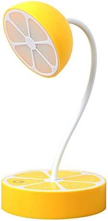 Cute USB LED Desk Lamps for Kids, Cordless Night Light or Reading Light, Home Bedside Touch Switch, 3 Dimmable, 1500mAh Battery, 18LEDs, Flexible Gooseneck(Yellow)