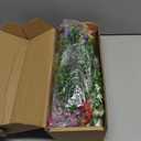 CLEANGOR 12 Pcs Artificial Flowers for Outdoors Decorations (6 Color) | No Fade Fake Plastic Flower, UV Resistant Artificial Outdoor Plant, for Spring Summer Garden, Porch, Home Wedding