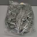 Sosation 6 Pcs Mini Christmas Tree Villages Tabletop Bottle Brush Trees Desk Small Christmas 6 Size Norfolk Pine Xmas Tree with Wooden Bases Spray Snow Separate for Table Indoor Winter Gift Decor