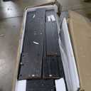 Tribesigns 55" Dining Table Set, 3 Pieces Wood Kitchen Table with 2 Benches