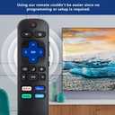 Remote Control for Hisense-TCL-Onn-Sharp-Philips-Westinghouse-Insignia-Element Roku TV Remote Replacement
