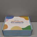 Fimibuke Kids Bento Lunch Box, Leakproof Toddler Bento Box with 8.5 OZ Insulated Food Jar, Lunch Bag, Kids Water Bottle, 3 or 4 Compartment Container for Back to School Toddler Girls Boys