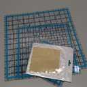 VPVPV 4 Piece Quilting Ruler,Acrylic Square Ruler,Quilting Templates,with Non Slip Rings 25 Pieces（4.5“X4.5”、6“X6”、9.5“X9.5”、12.5“X12.5”）
