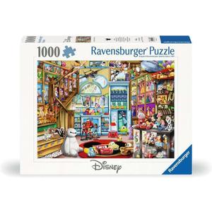 Ravensburger - Disney & Pixar - 1000 Piece Jigsaw Puzzle - Stunning, Vivid Imagery of Favorites Mickey Mouse, Olaf & More - Toy Shop Scene - Ideal Gift - Frameable Art- Puzzles for Adults