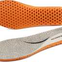 Knixmax Men's Sport Shoe Insoles Orthotic Inserts with Arch Support Breathable Cushioning Shoe Pads Relieve Foot Pain Plantar Fasciitis Comfort Insoles Beige , EU 46
