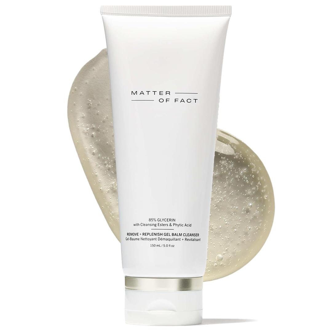 MATTER OF FACT Remove + Replenish Gel Balm Cleanser, Ultra-Gentle, Purifying Makeup Remover with Skin Barrier Support, 150mL / 5.0 Fl Oz