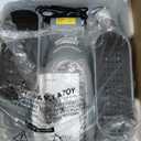 Zakle Under Desk Elliptical Machine, Electric Elliptical Training Machine w/Remote Control, 12 Speed Levels, Quiet Seated Pedal Exerciser for Home Office