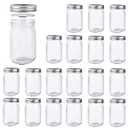 12 oz Glass Mason Jar, 20 Pack 360ml Canning Jars with Regular Mouth Lids, Glass Jars Storage Containers for Overnight Oats, Jam, Jelly, Honey, Beans, Spice, Wedding Party Favors, Shower Favors